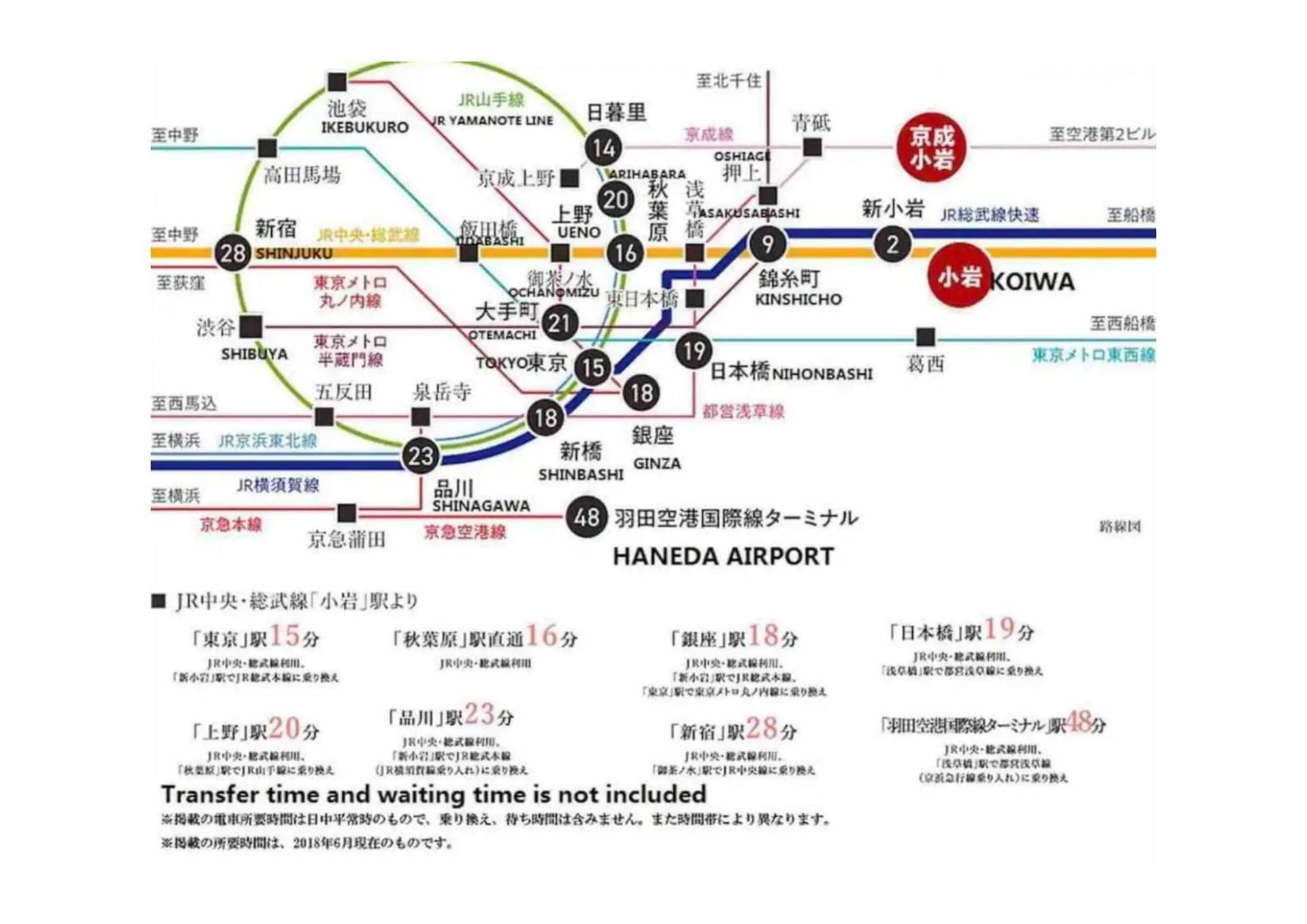 Jr 66Sqm 1F Family Suite 2Ldk Jr Koiwa-Keisei Koiwa-Asakusa-Oshiage-Shinjuku-Ueno Tokio Zewnętrze zdjęcie